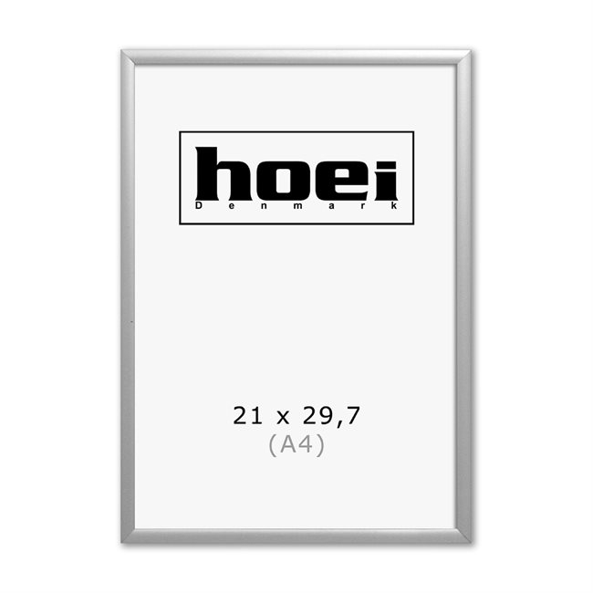 Zilveren aluminium lijst - 21 x 29,7 cm ( A4 )