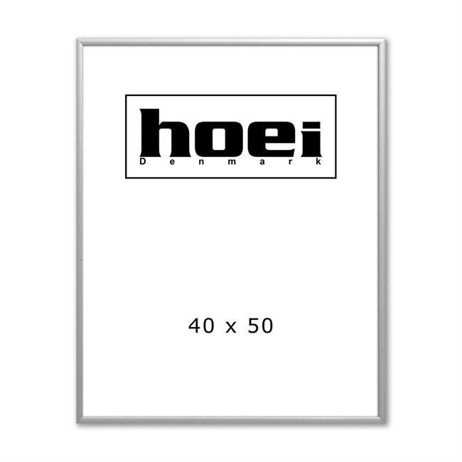 Zilveren aluminium frame - 40 x 50 cm