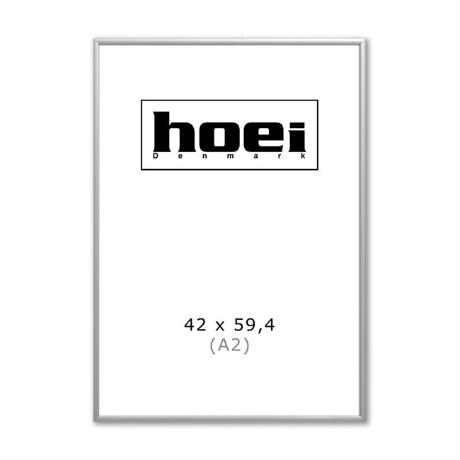 Zilveren aluminium lijst - 42 x 59,4 cm ( A2 )