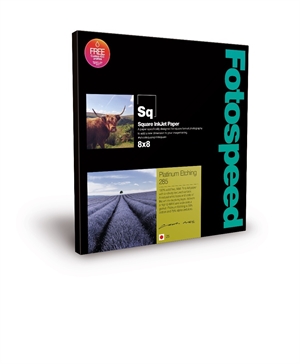 Fotospeed Platina Etching 285 g/m² - 12x12", 25 vellen