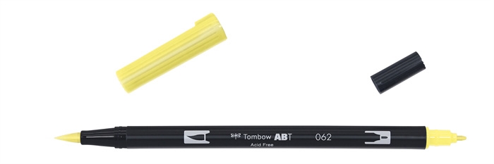 Tombow Marker ABT Dual Brush 062 bleekgeel