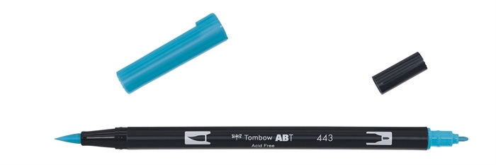 Tombow Marker ABT Dual Brush 443 turkoois