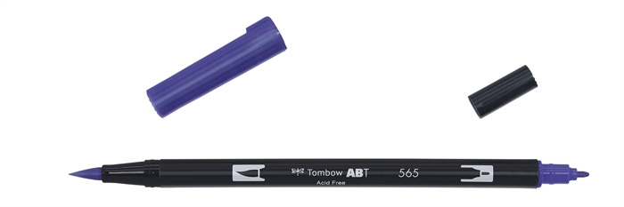 Tombow Marker ABT Dual Brush 565 diepblauw