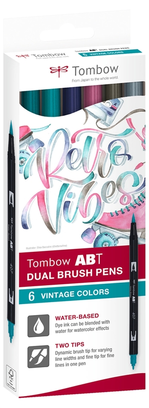 Tombow Marker ABT Dual Brush 6C-5 Vintage karton (6)