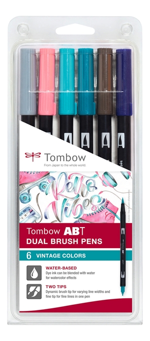 Tombow Marke ABT Dual Brush 6P-5 Vintage (6)