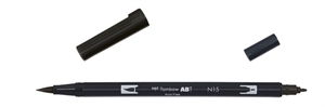 Tombow Marker ABT Dual Brush N15 zwart