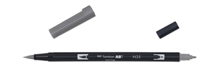 Tombow Marker ABT Dual Brush N35 koel grijs 12
