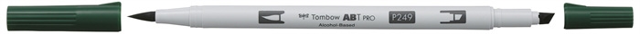 Tombow Marker alcohol ABT PRO Dual Brush 249 jagergroen