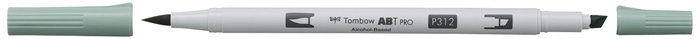 Tombow Marker alcohol ABT PRO Dual Brush 312 hulstgroen