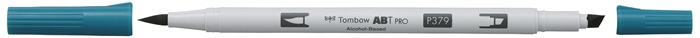 Tombow Marker alcohol ABT PRO Dual Brush 379 smaragdgroen