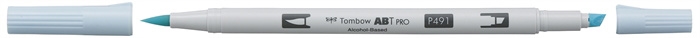 Tombow Marker alcohol ABT PRO Dual Brush 491 gletsjerblauw