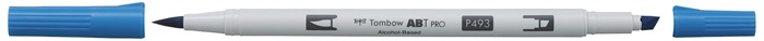 Tombow Marker alcohol ABT PRO Dual Brush 493 reflex blue