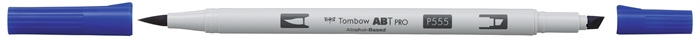 Tombow Marker alcohol ABT PRO Dual Brush 555 ultramarine.
