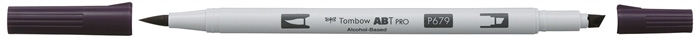 Tombow Marker alcohol ABT PRO Dual Brush 679 donker pruim