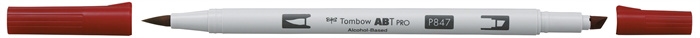 Tombow Marker alcohol ABT PRO Dual Brush 847 crimsons