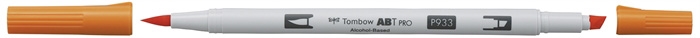 Tombow Marker alcohol ABT PRO Dual Brush 933 oranje