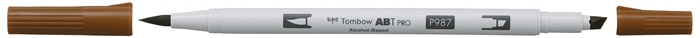 Tombow Marker alcohol ABT PRO Dual Brush 987 brons