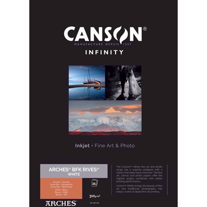 Canson BFK Rives (White) 310 - A3+, 25 vellen