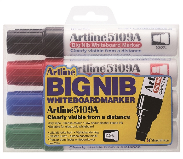 Artline Whiteboard Marker 5109A GROOT 4/set