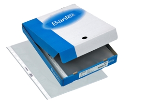 Bantex L-mappen A4 0,09mm PP transparant (100)