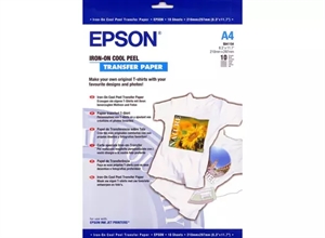 Epson Strijkapplicatiepapier 124 g/m² - A4 - 10 vellen