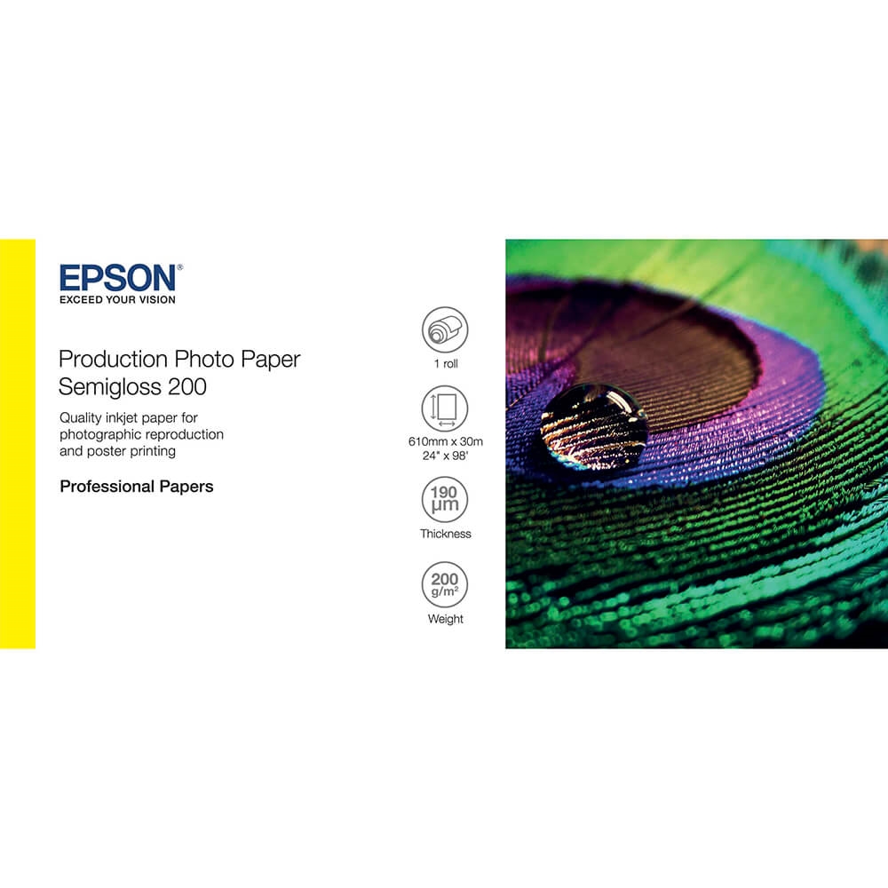 Verbonden Blazen prototype Epson Production Photo Paper Semigloss 200 36 x 30 meter