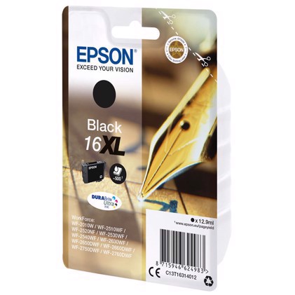 Epson T1631 Zwarte Inktcartridge XL