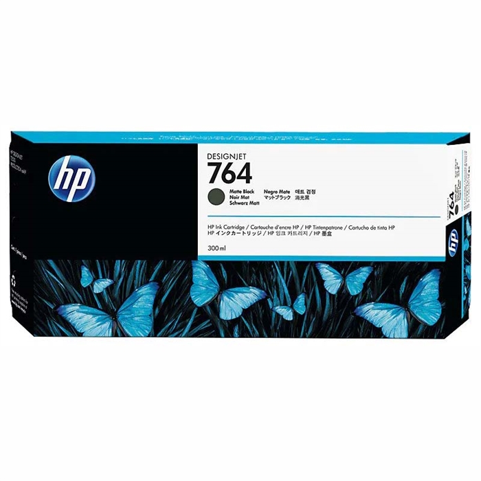 HP 764 matte black patroon, 300 ml