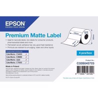 Premium Matte Label - gestanste etiketten 102 mm x 76 mm (1570 etiketten)