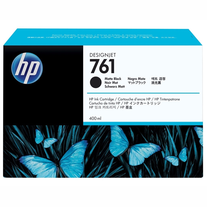 HP 761 matte black inktpatroon, 400 ml