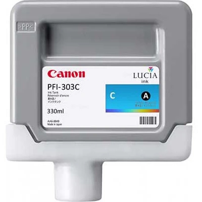 Canon PFI-303 C Cyan - 330 ml inktcartridge