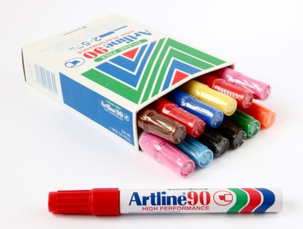 Artline Marker 90 5.0 gesorteerde kleuren