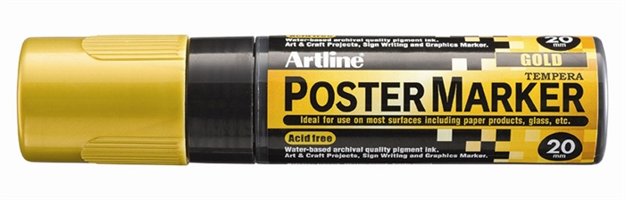 Artline Poster Marker 20 goud.