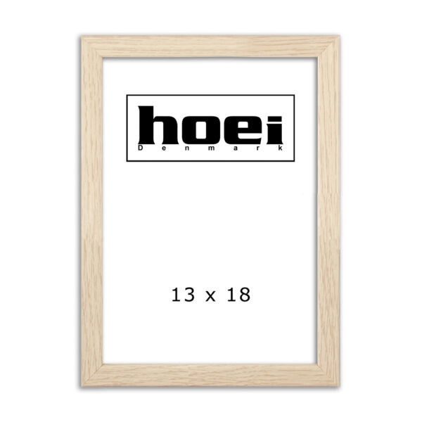 Eikenhouten lijst voor foto en posters 13 x 18 cm