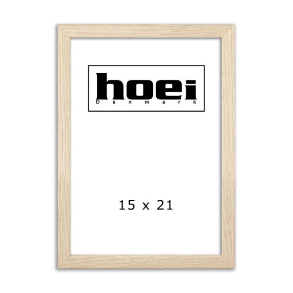 Eikenhouten lijst voor foto\'s en posters 15 x 21 cm (A5)