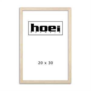 Eikenhouten lijst voor foto en posters 20 x 30 cm