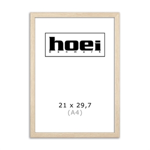 Eikenhouten lijst voor foto's en posters 21 x 29,7 cm ( A4 )
