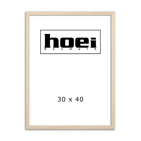 Eikenhouten lijst voor foto\'s en posters 30 x 40 cm