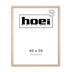 Eikenhouten lijst voor foto's en posters 40 x 50-PLEXI cm
