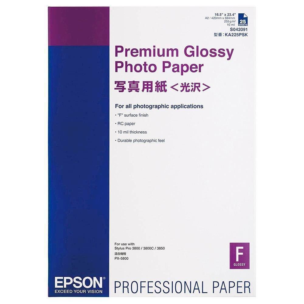 Epson Premium Glossy Paper 255 A2 vel C13S042091