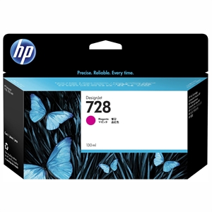 HP 728 130-ml Magenta DesignJet inktpatroon