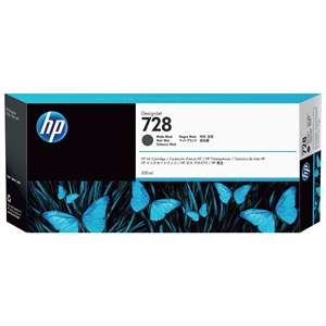 HP 728 300-ml Matte Black DesignJet inktpatroon