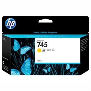 HP 745 yellow inktpatroon, 130 ml