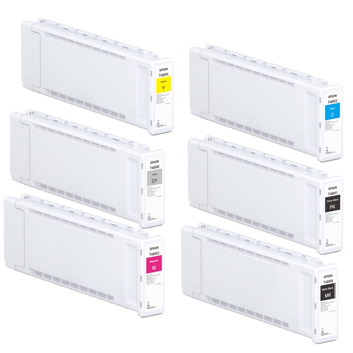 Volledige set 700 ml inktinktpatroons voor Epson P6500 en P8500