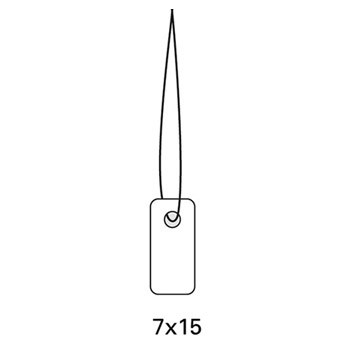 HERMA etiket hanger met koord 7 x 15 mm, 1000 stuks.