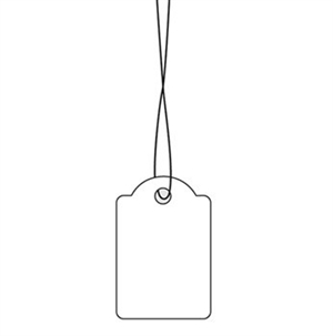 HERMA etiket hanger met koord 18 x 28 mm, 1000 stuks.