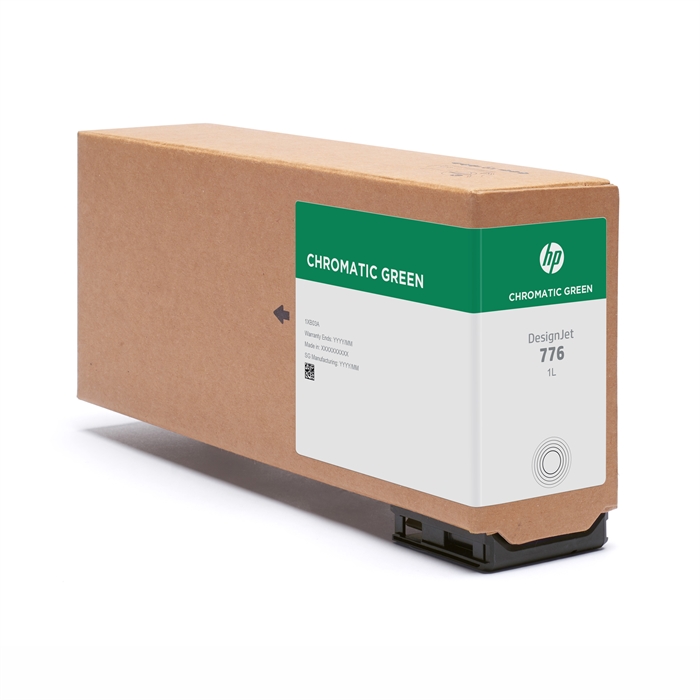 HP 776 inktpatroon, 1 liter, Chromatic Green