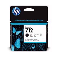 HP 712 80-ml Black DesignJet Ink inktpatroon