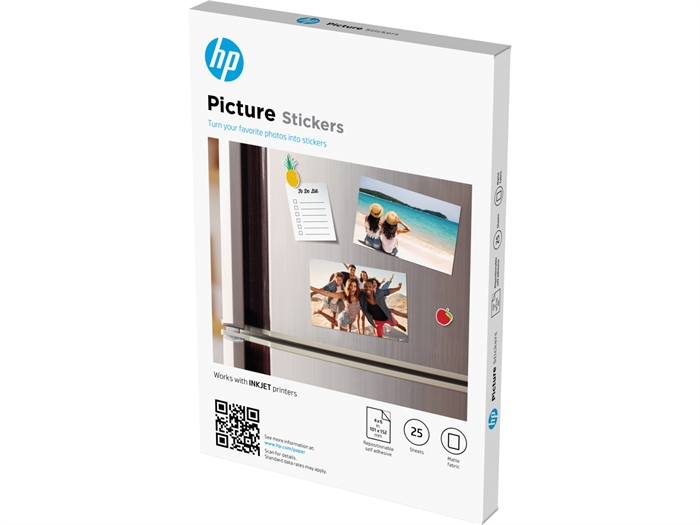 HP Fotostickers, 10 x 15 cm (10 x 15), 25 vellen