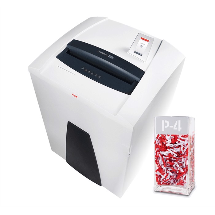 HSM Securio shredder P44i P4 3,9x40 confetti incl. CD cutter